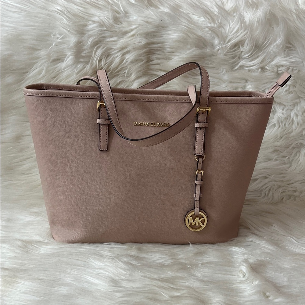 Michael Kors Pink Jet Set Travel Tote